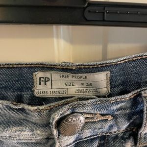 Free people denim shorts